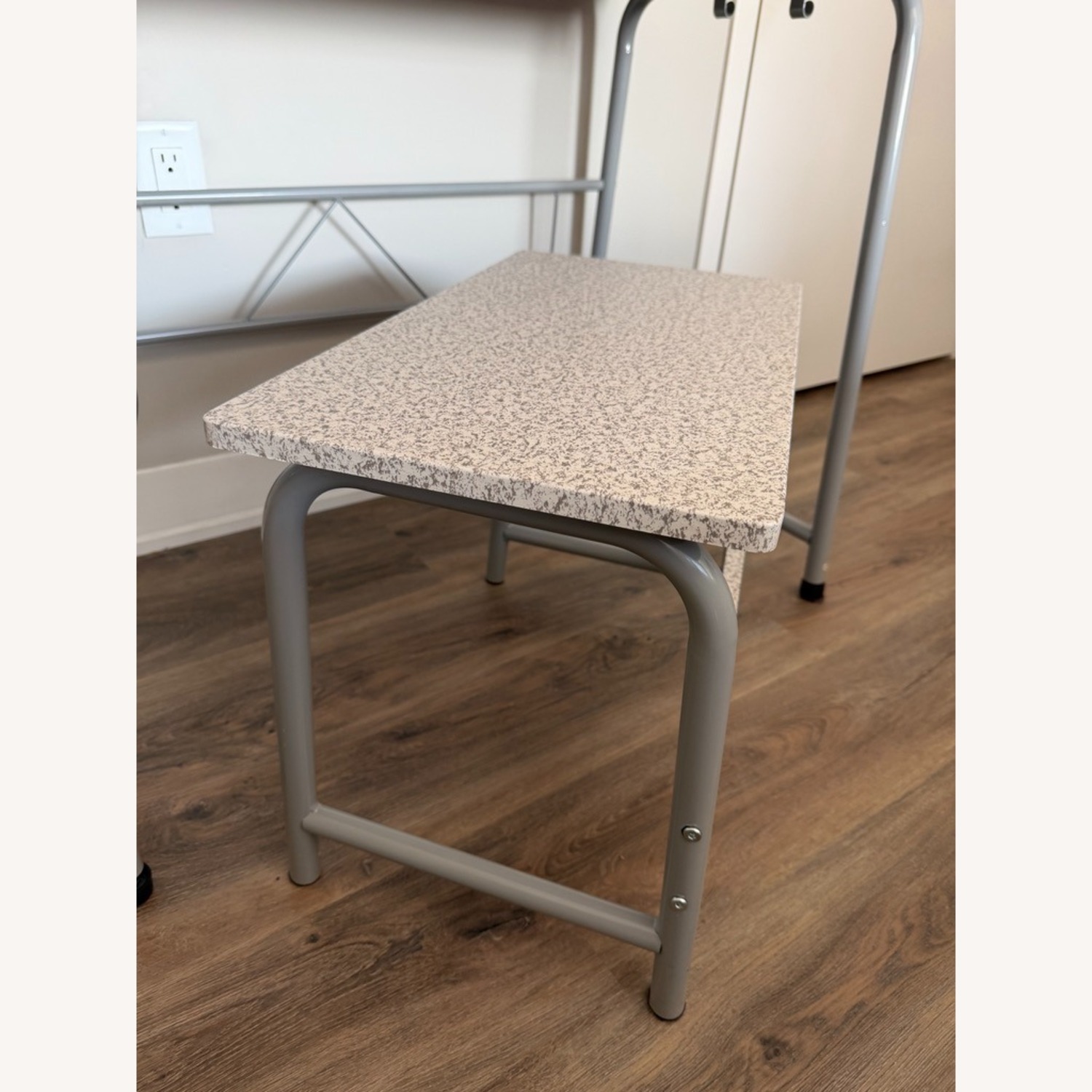 Children's Art Table with Bench - image-6