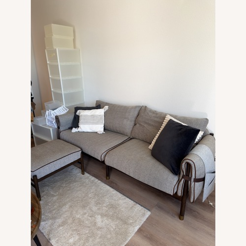 Used Dark Gray Fabric 3+ Seater Sofa for sale on AptDeco