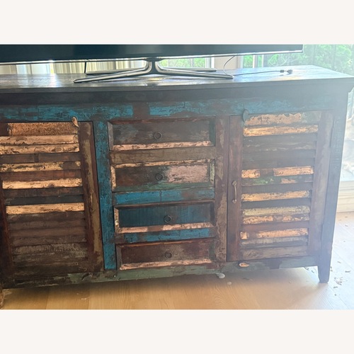 Used Bed Bath & Beyond La Boca Reclaimed Wood Sideboard for sale on AptDeco