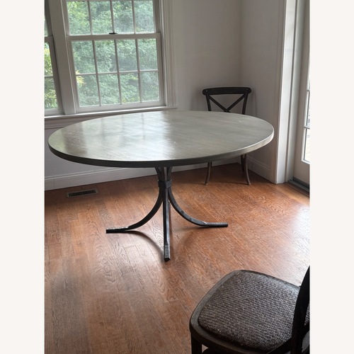 Used 60" Round Custom  Dining Table for sale on AptDeco
