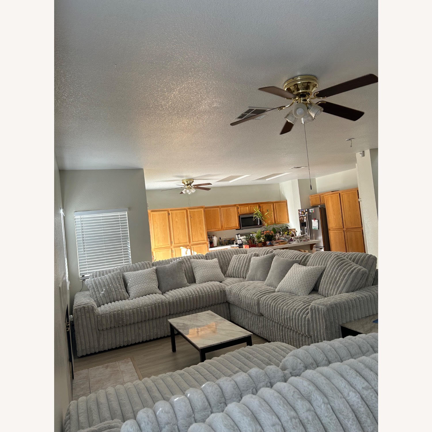 Ashley Furniture Light Gray 3+ Piece Sectional - image-1