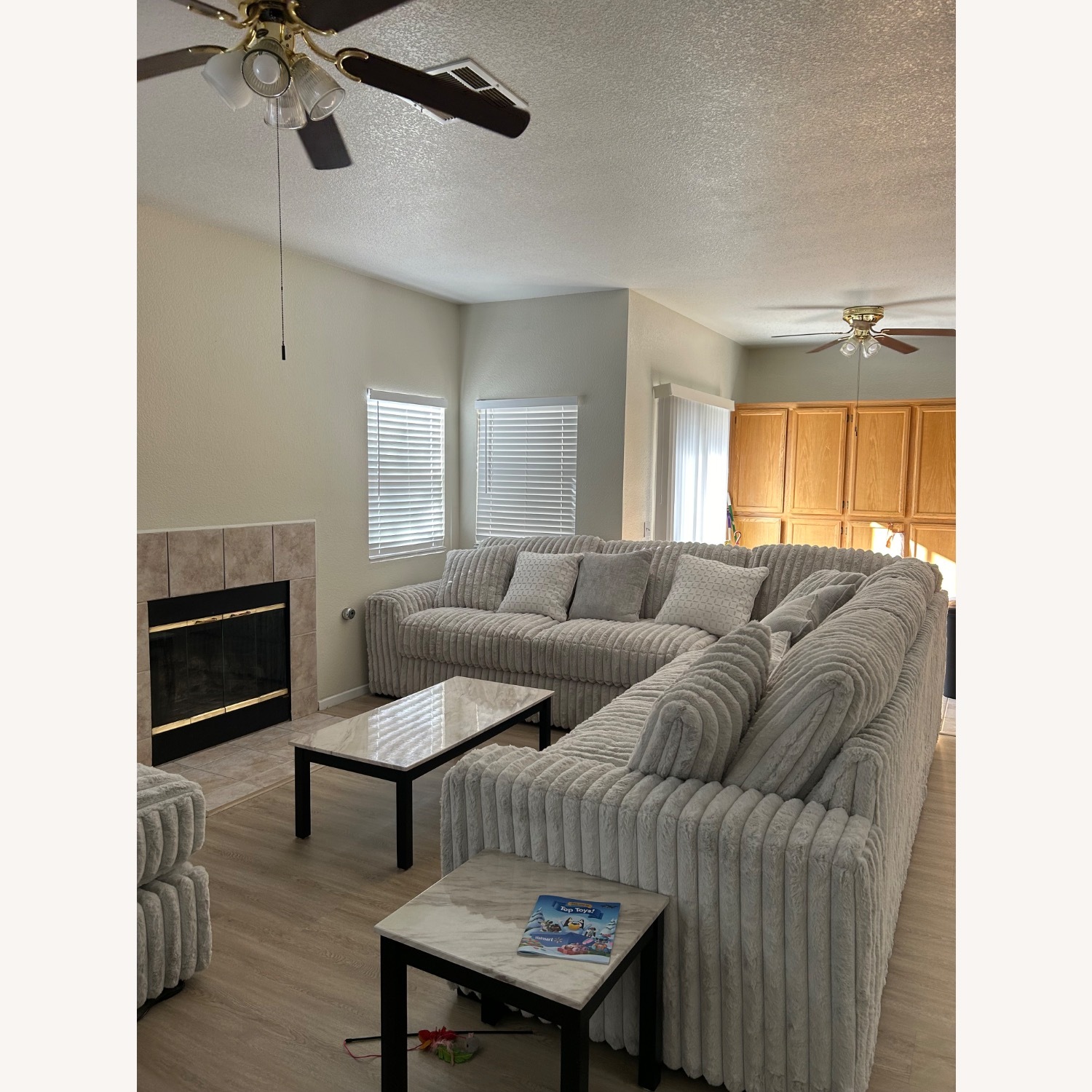 Ashley Furniture Light Gray 3+ Piece Sectional - image-2