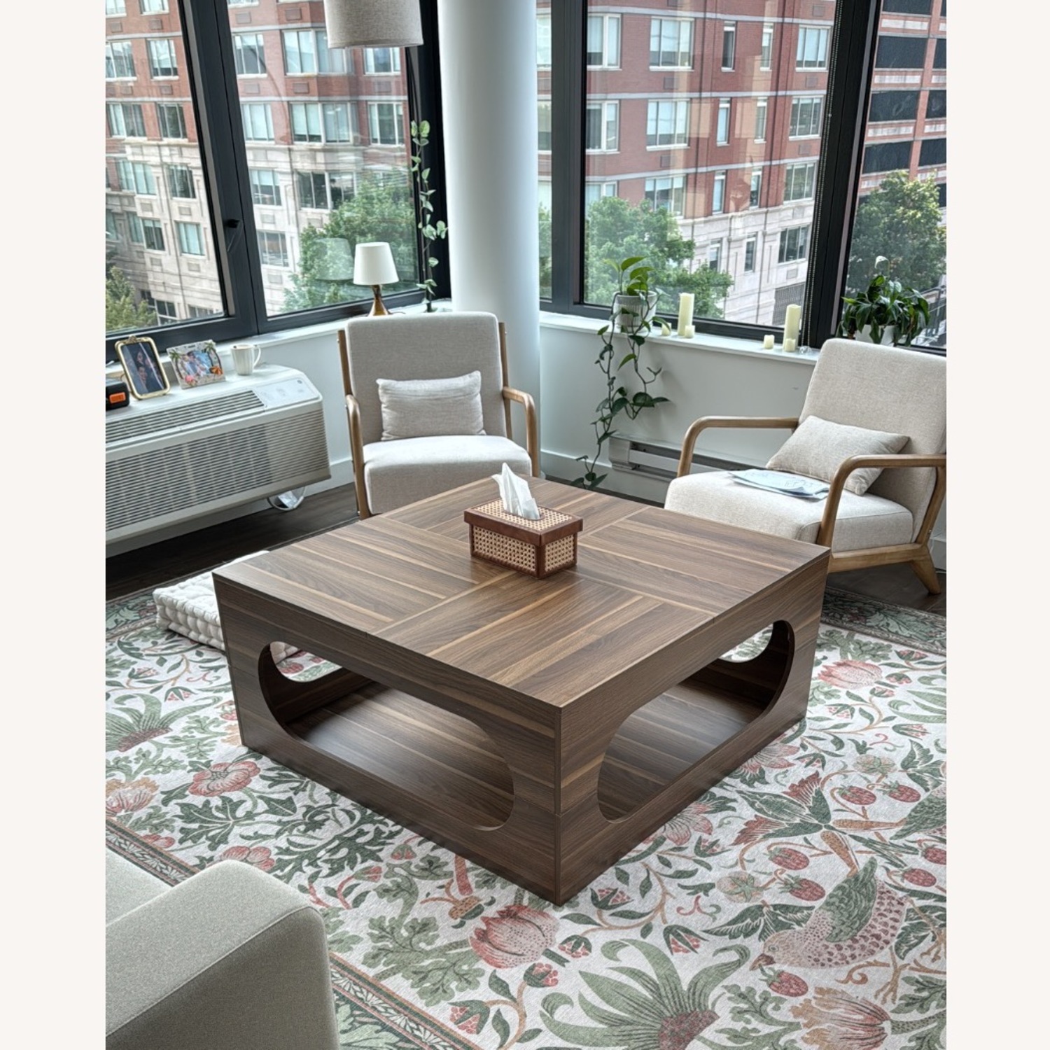 Bed Bath & Beyond Large Wooden Square Coffee Table  - image-2