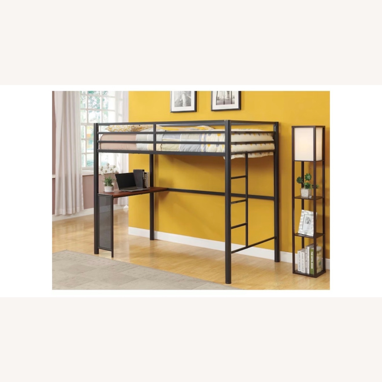 Coaster Fine Twin Workstation Loft Bed Black - image-8