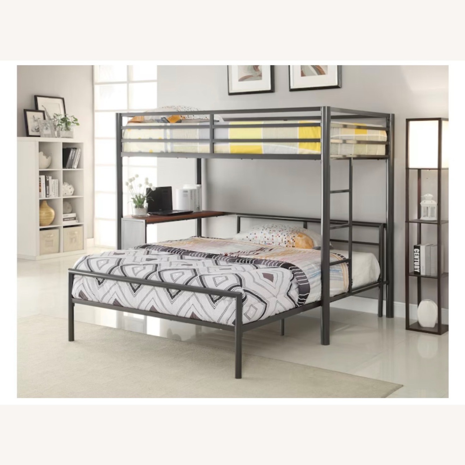 Coaster Fine Twin Workstation Loft Bed Black - image-7