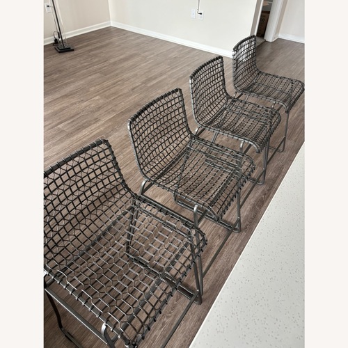 Used Crate & Barrel Tig Metal Bar Stool  for sale on AptDeco