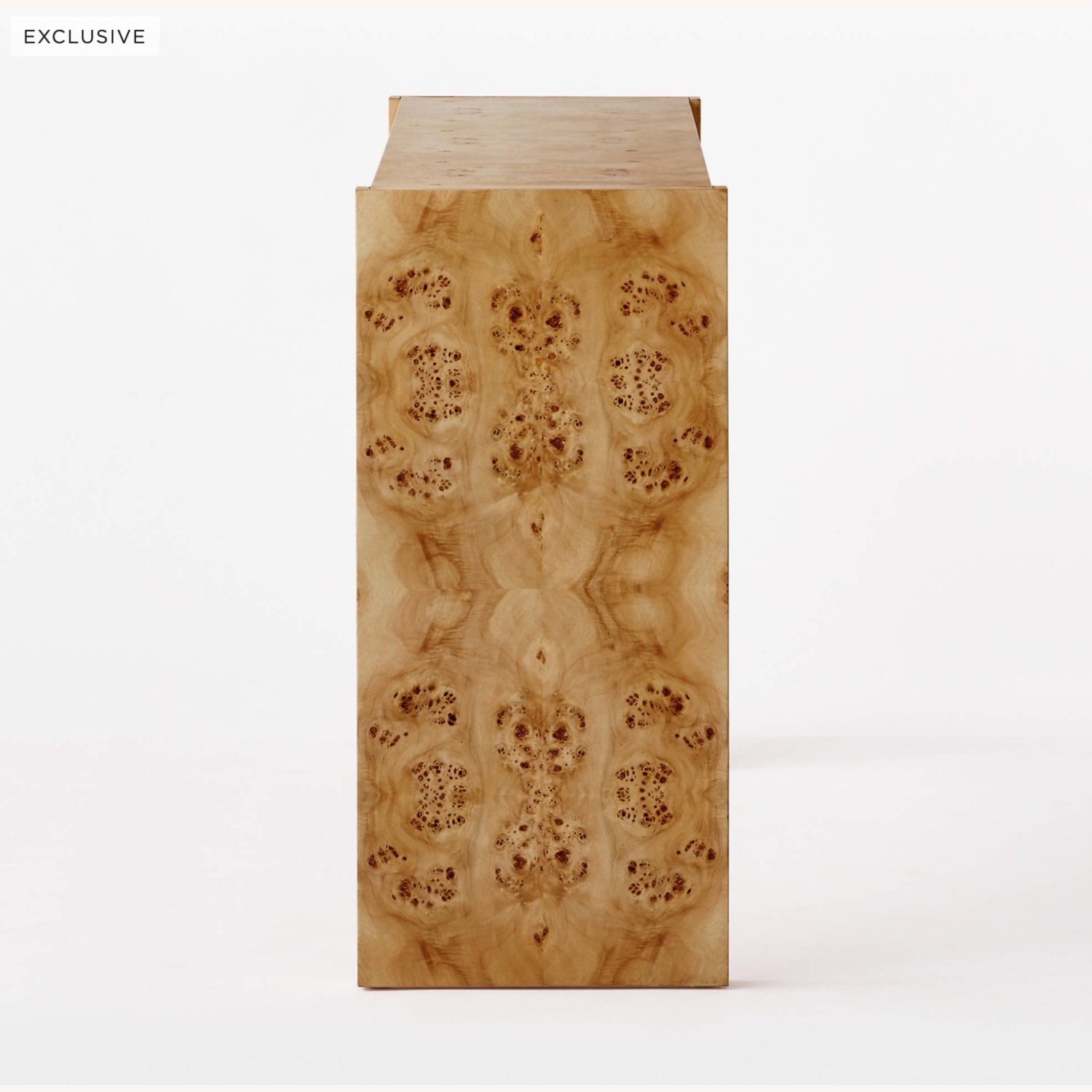 CB2 Burl Wood Console Table - image-3