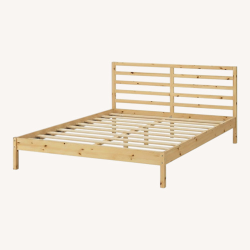 Used IKEA Full Sized Tarva Bed Frame (Pine) for sale on AptDeco
