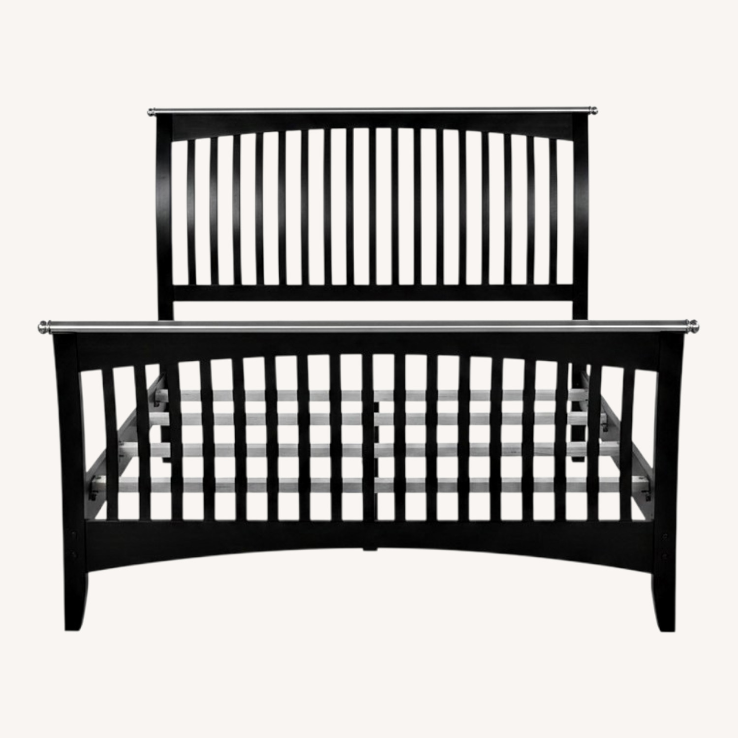 Thomasville Retro Ve Queen Size Sleigh Bed - image-0