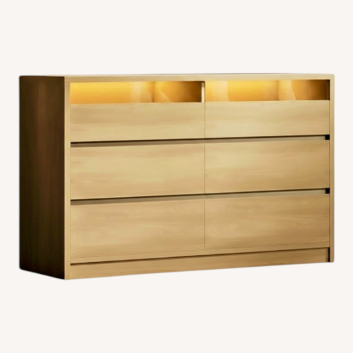 Used Wayfair Light Brown Wood Dresser for sale on AptDeco