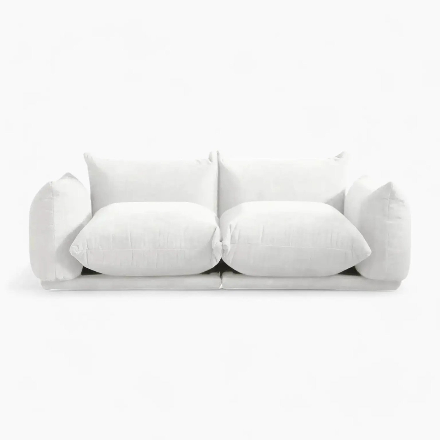 Vintage/Antique White 2 Seater Sofa - image-3