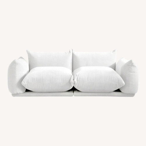 Used Vintage/Antique White 2 Seater Sofa for sale on AptDeco