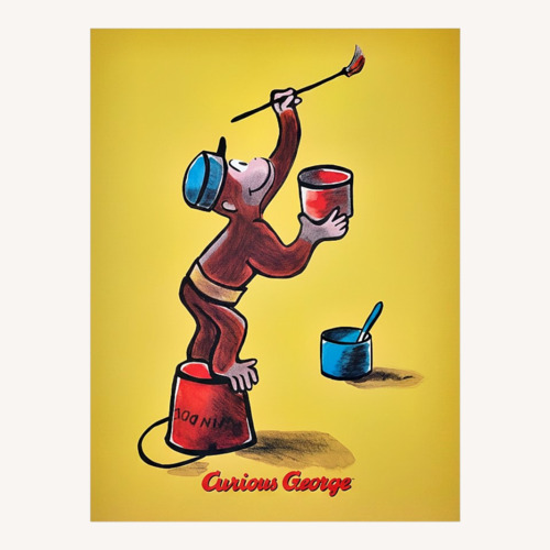 Used Houghton Mifflin Prints of Curious George for sale on AptDeco