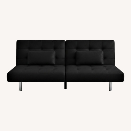 Used Black Fabric Futon for sale on AptDeco