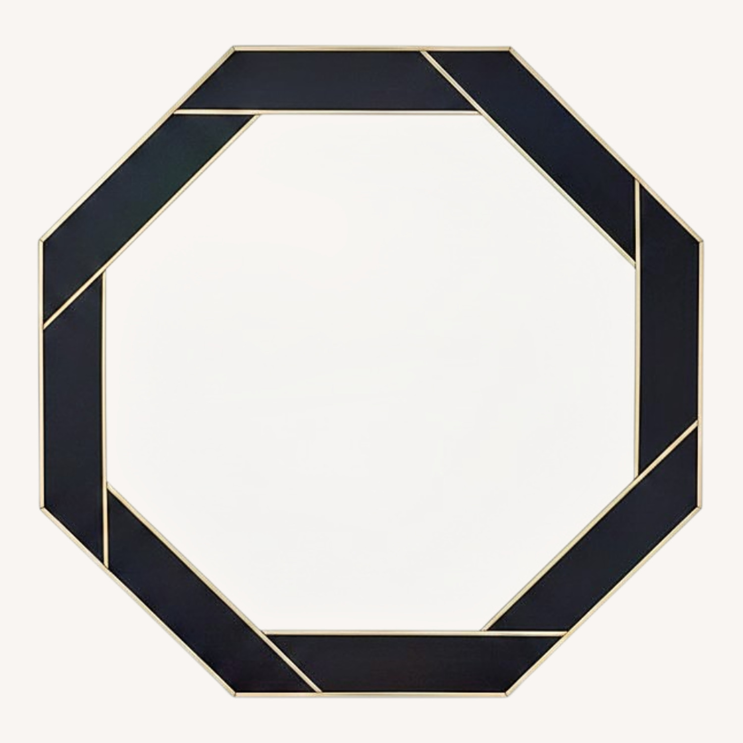 Black Glass Wall Mirror - image-0