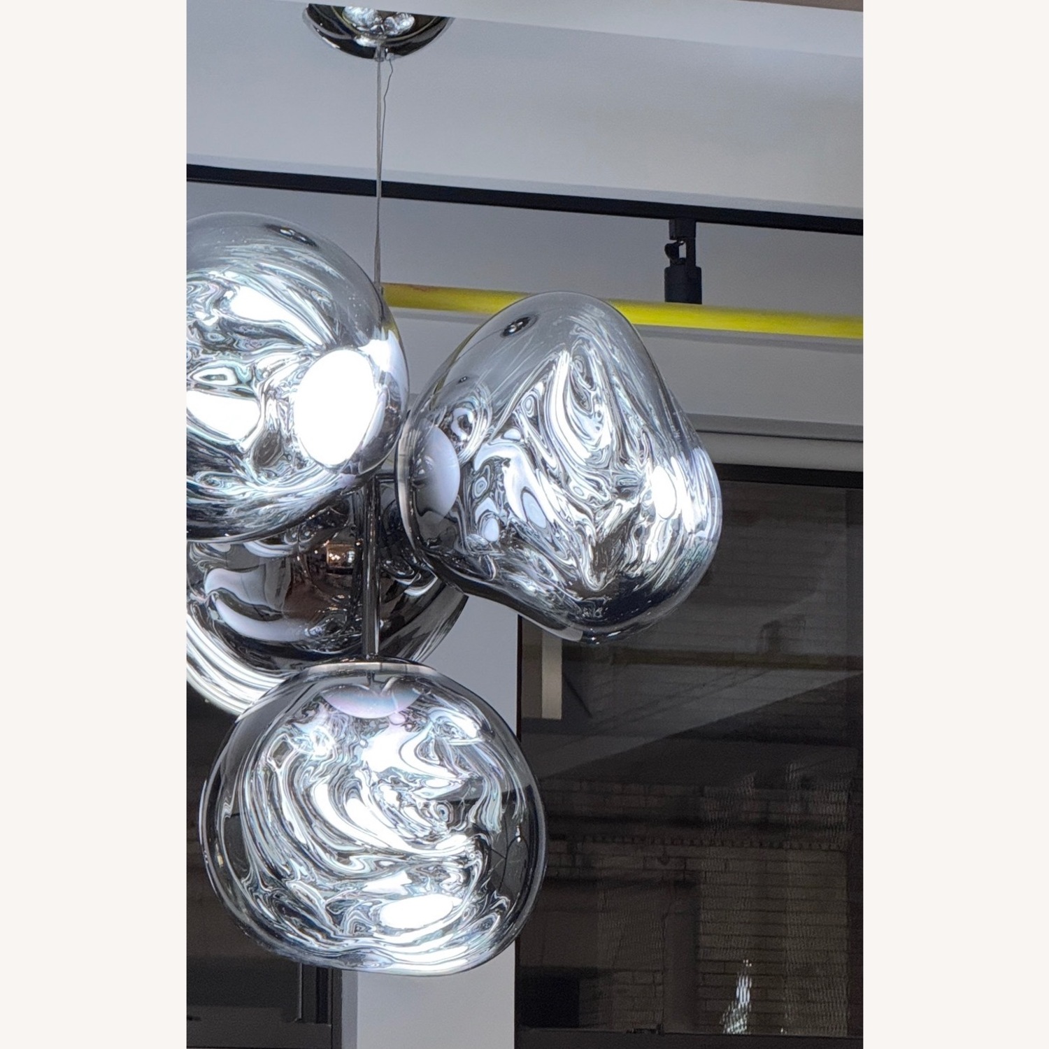 Tom Dixon Melt Small Chandelier Chrome - image-3