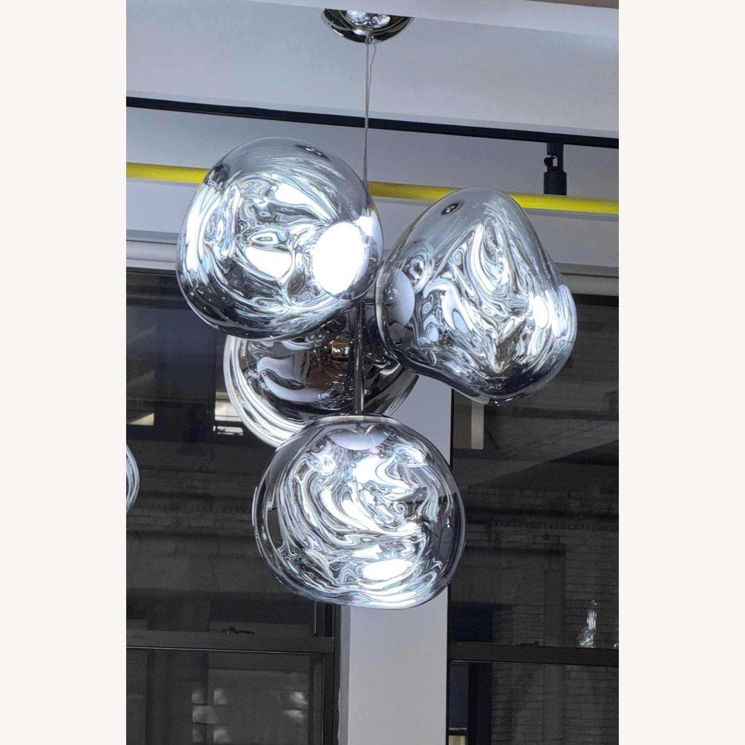 Tom Dixon Melt Small Chandelier Chrome - image-2