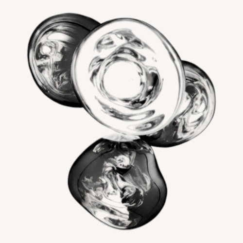 Used Tom Dixon Melt Small Chandelier Chrome for sale on AptDeco