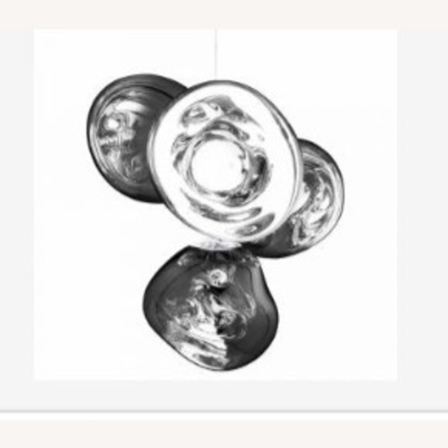 Tom Dixon Melt Small Chandelier Chrome - image-1