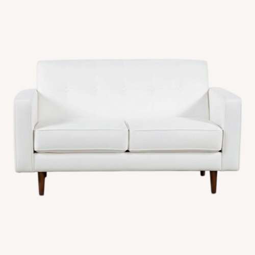 Used Light Gray Fabric 2 Seater Sofa for sale on AptDeco