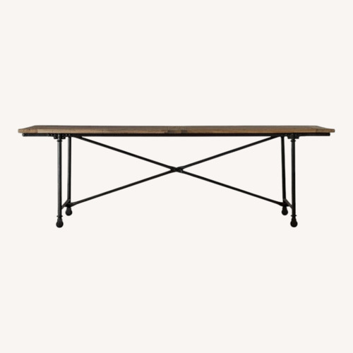 Used Restoration Hardware Flatiron Natural Reclaimed Wood Dining Table for sale on AptDeco