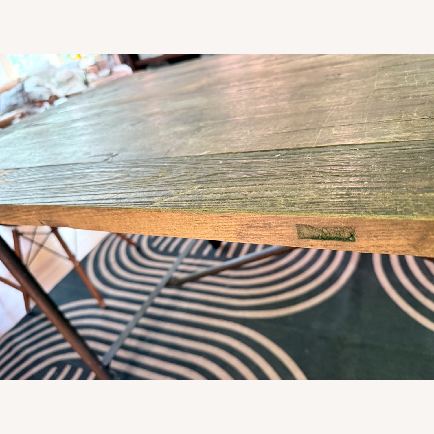 Restoration Hardware Flatiron Natural Reclaimed Wood Dining Table - image-4