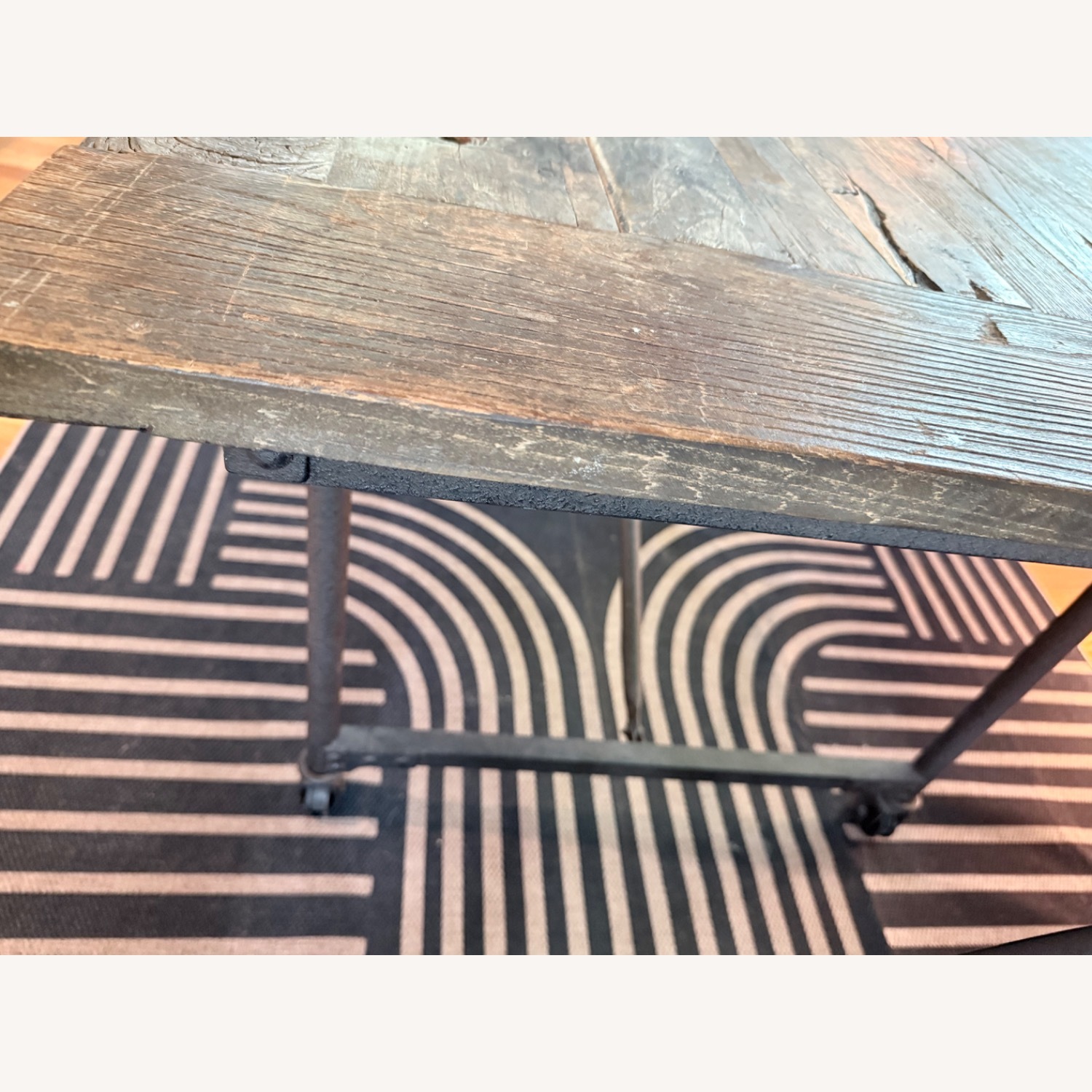 Restoration Hardware Flatiron Natural Reclaimed Wood Dining Table - image-11