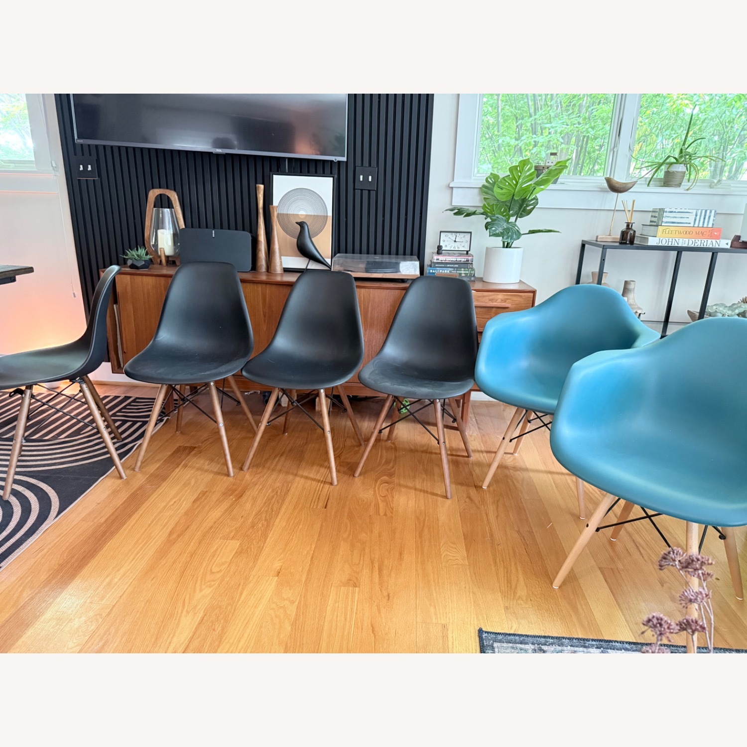 Set of 4 Eiffel Eames Chair Dupes Black - image-5