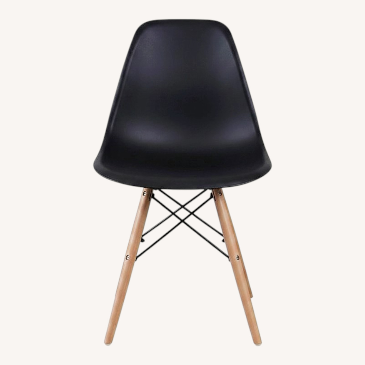 Set of 4 Eiffel Eames Chair Dupes Black - image-0
