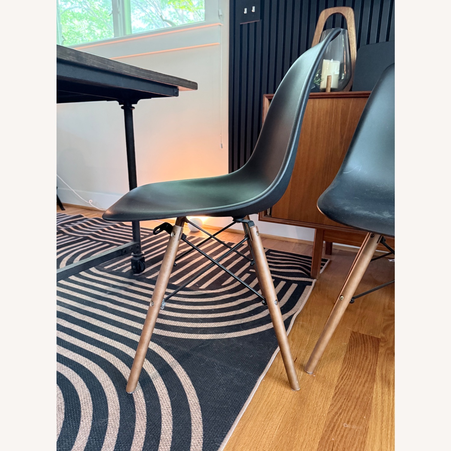 Set of 4 Eiffel Eames Chair Dupes Black - image-3