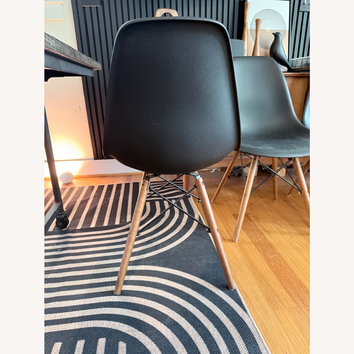 Set of 4 Eiffel Eames Chair Dupes Black - image-4