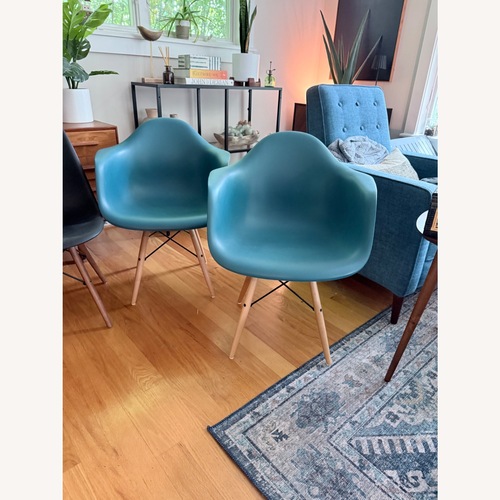 Used Blue Plastic Accent Chairs for sale on AptDeco