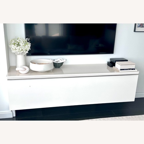 Used Italian Misura Emme White Gloss Laquered Sideboard for sale on AptDeco