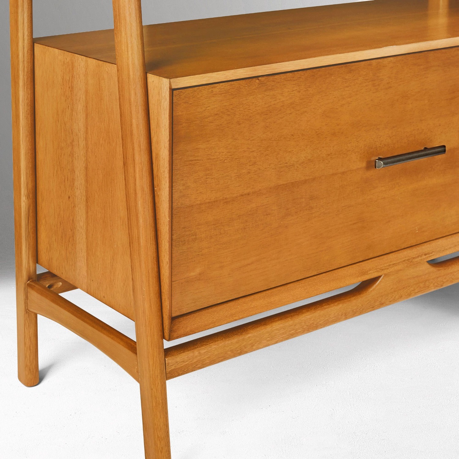 West Elm Mid-Century Bookshelf W Drawer (38") - image-7