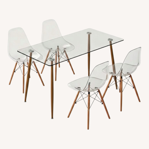 Used Dining Set with Chairs for sale on AptDeco