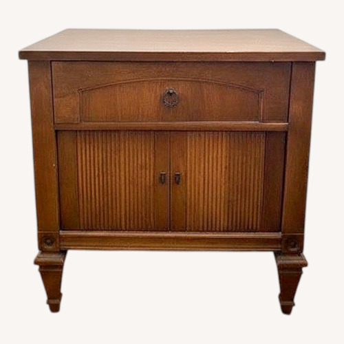 Used Dark Brown Wood Nightstand for sale on AptDeco
