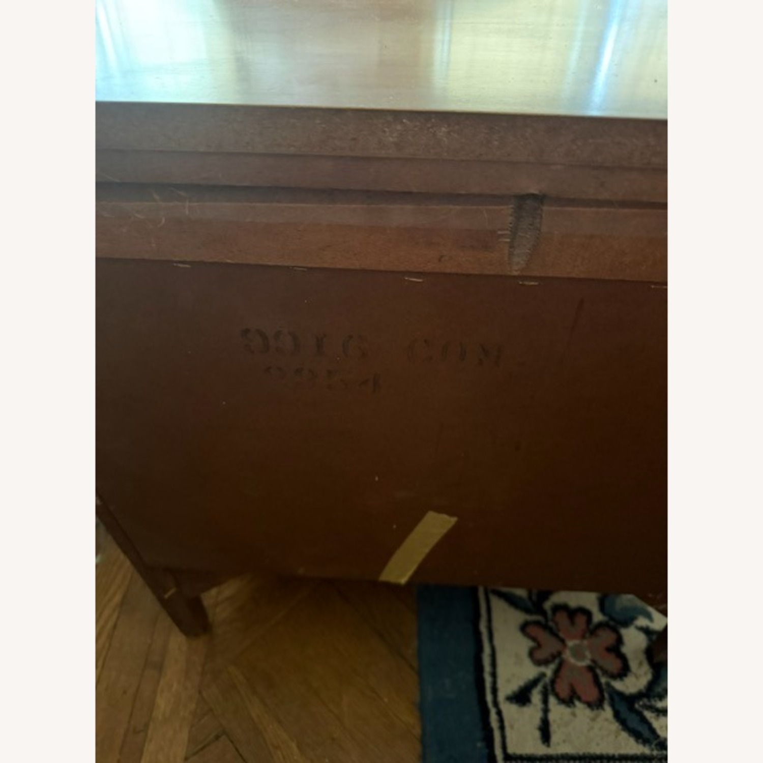 Dark Brown Wood Nightstand - image-3