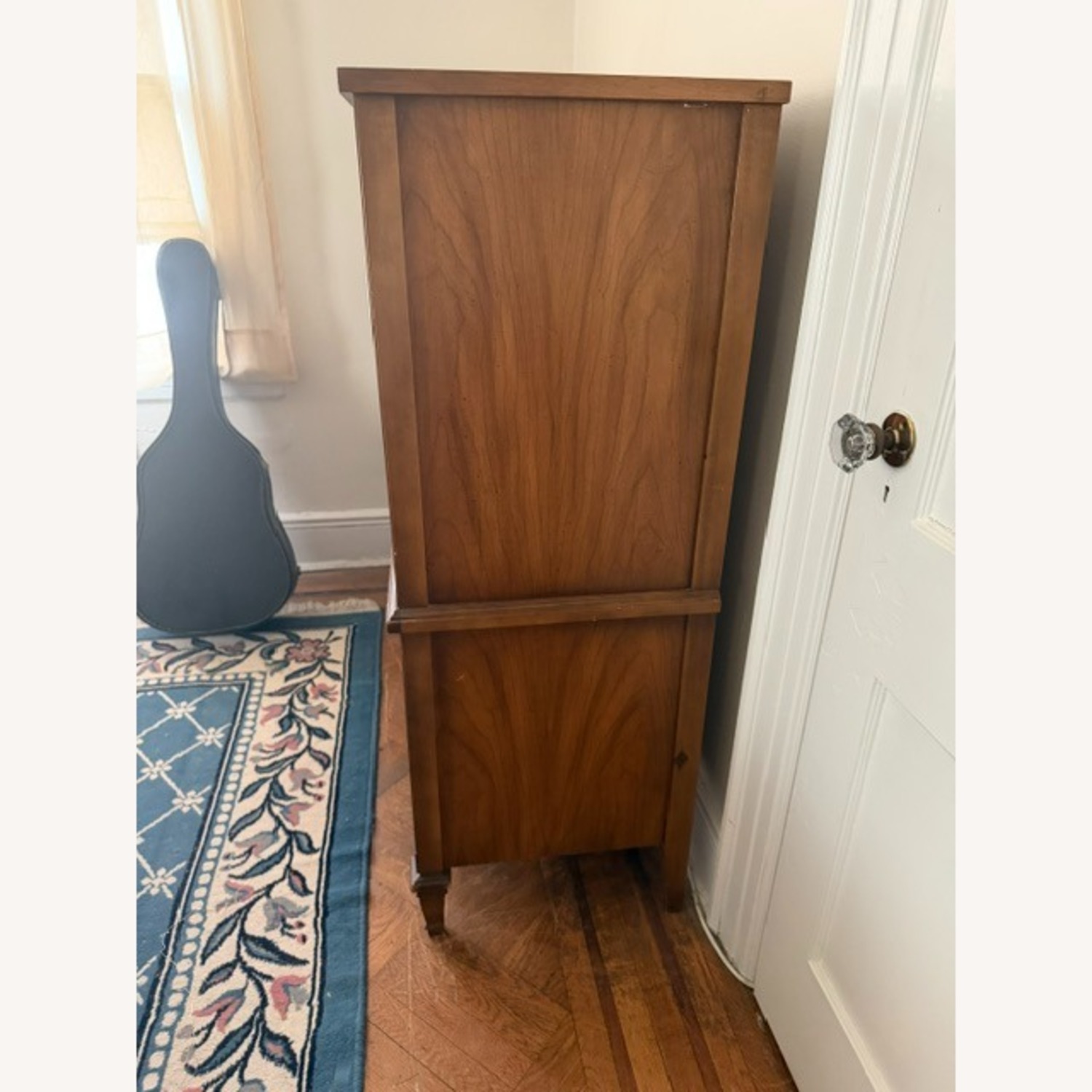 Vintage/Antique Finds Dark Brown Wood Armoire - image-3
