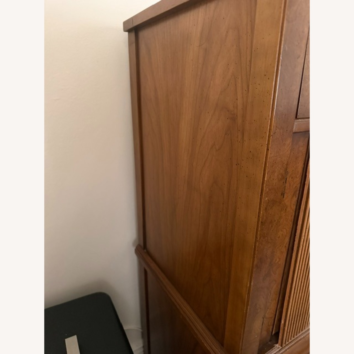 Vintage/Antique Finds Dark Brown Wood Armoire - image-5