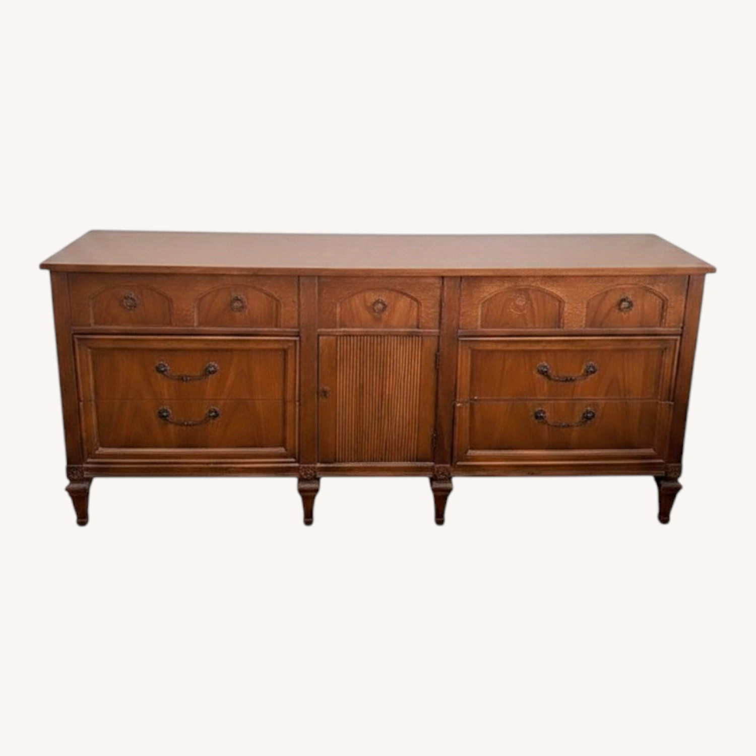 Vintage/Antique Finds Dark Brown Wood Dresser - image-0