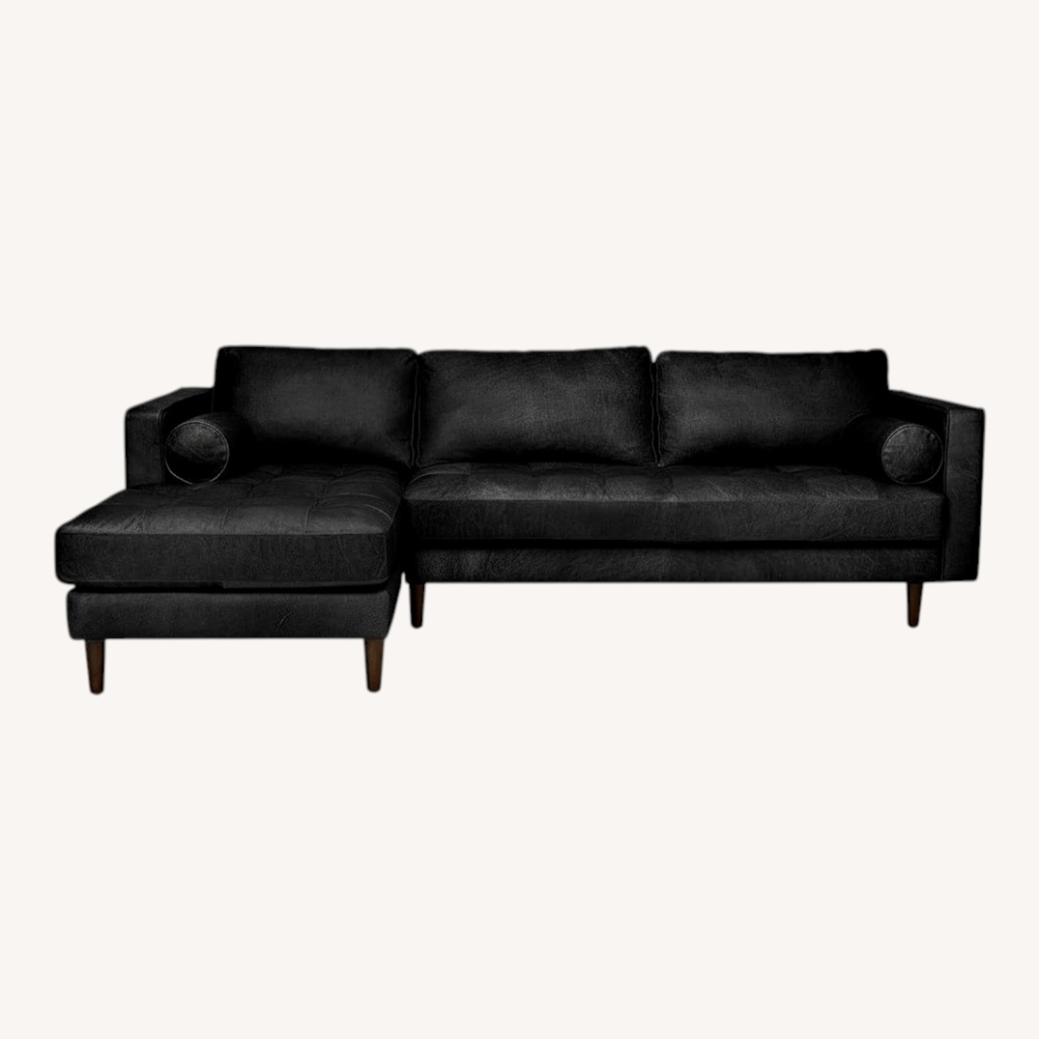 Article Sven 100" Tufted Leather Left Sectional - image-0