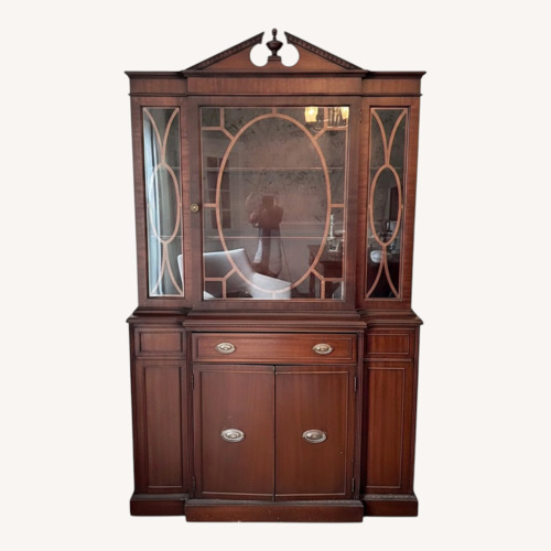 Used Federal-style Mahogany China Cabinet for sale on AptDeco
