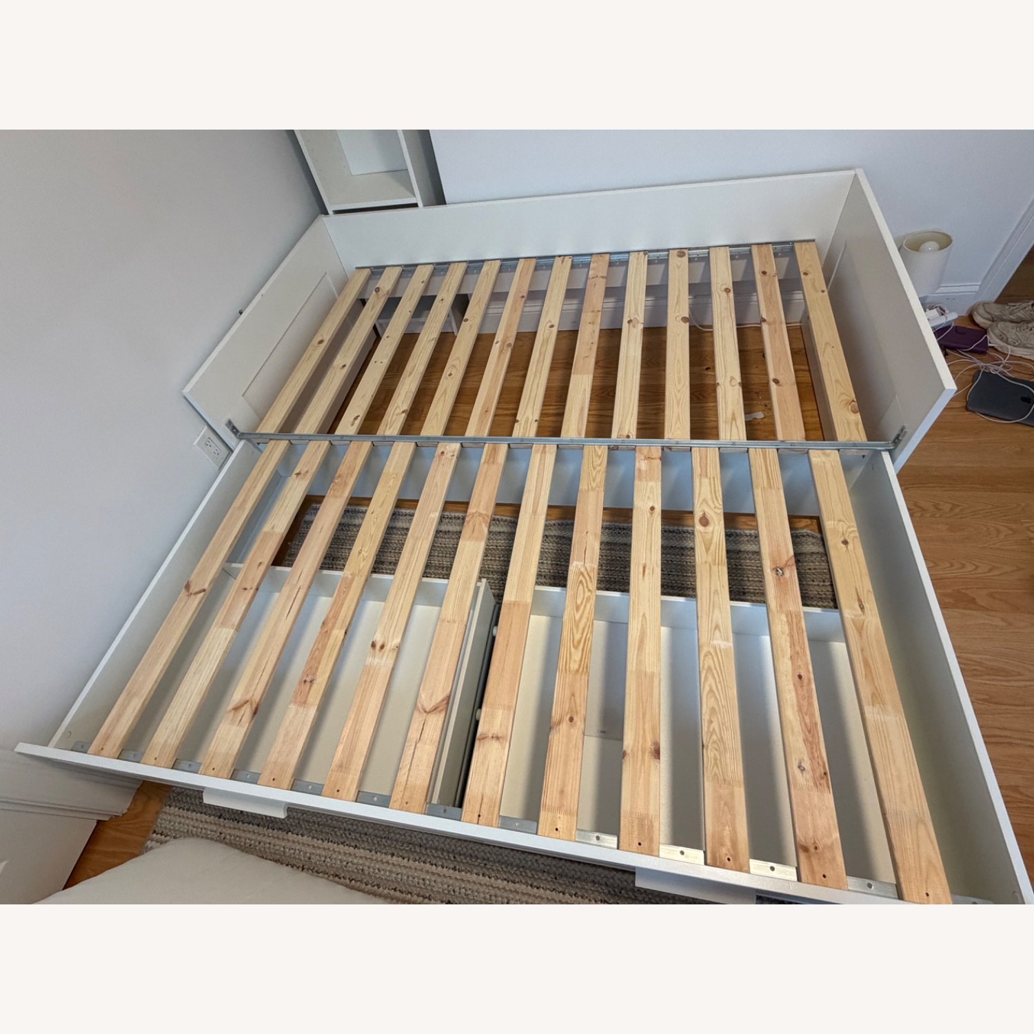 IKEA BRIMNES White Wood Daybed - image-5