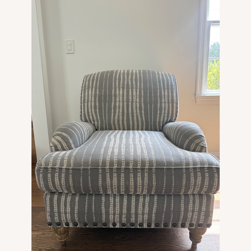 Used Arhaus English Roll Fabric Armchair for sale on AptDeco