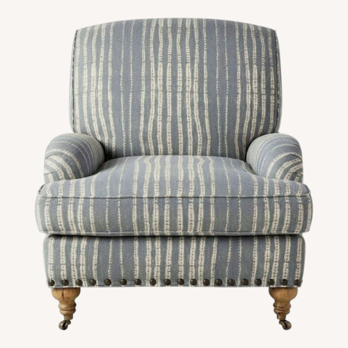 Used Arhaus English Roll Fabric Armchair for sale on AptDeco