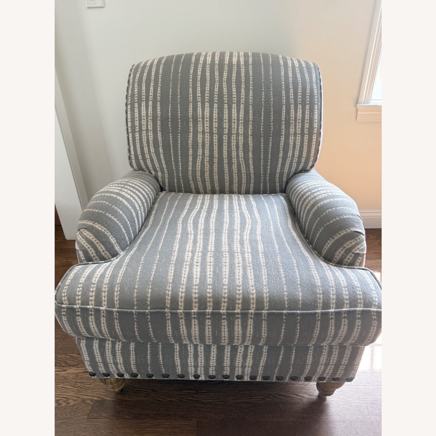 Arhaus English Roll Fabric Armchair - image-2