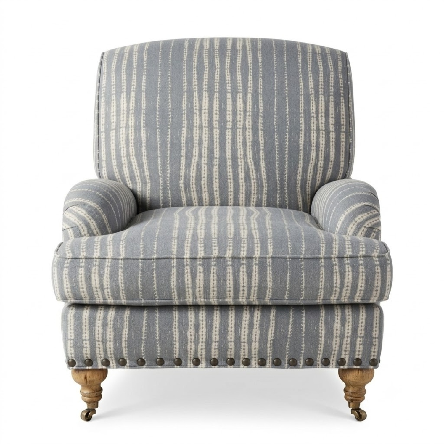 Arhaus English Roll Fabric Armchair - image-19