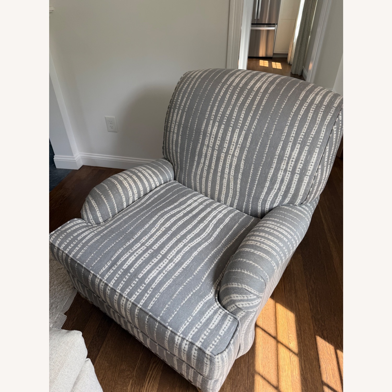Arhaus English Roll Fabric Armchair - image-14