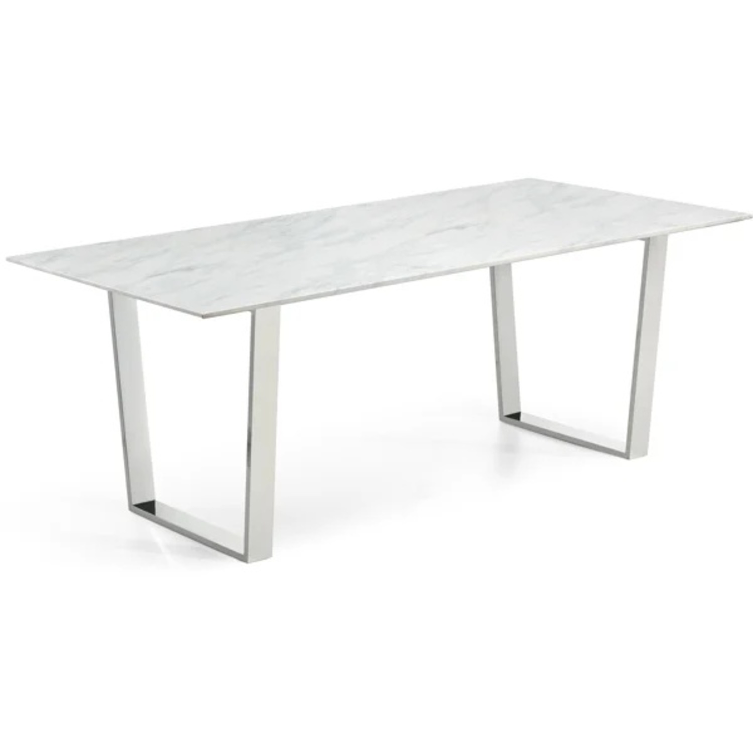 Wayfair White Marble Dining Table - image-5