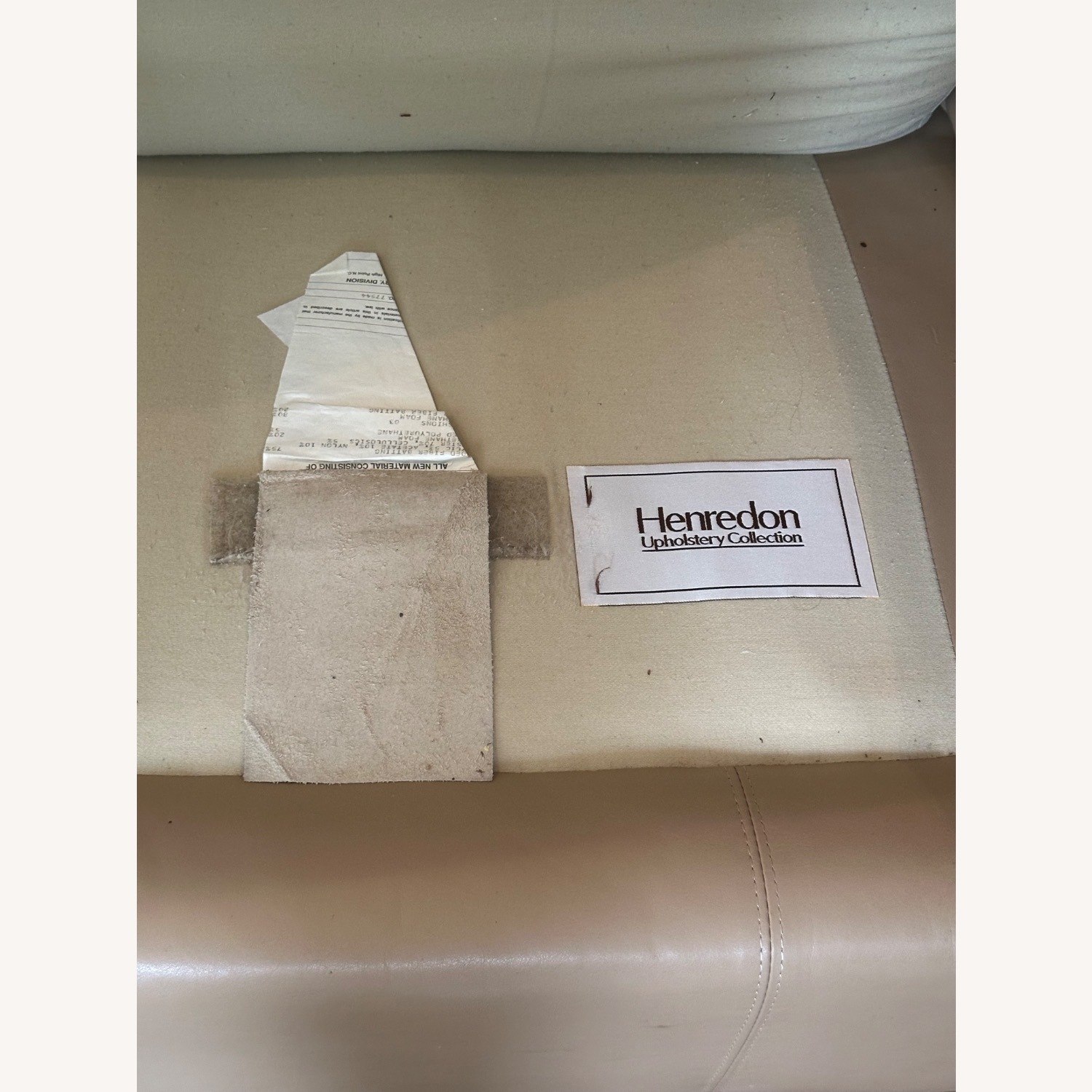 Henredon Soft Leather Sofa - image-1